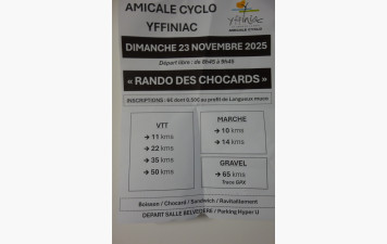 RANDO DES CHOCARDS 2025